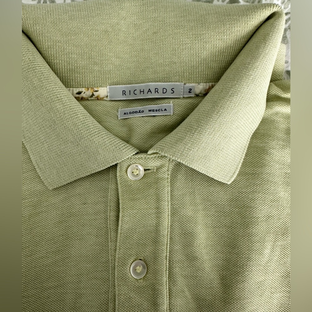 Men’s Richards Polo light green short sleeves
